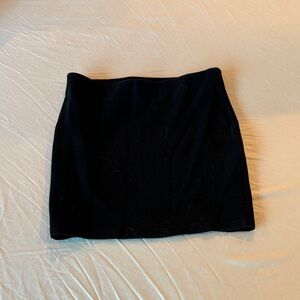 Zara Black Pencil Mini Skirt Night Out
